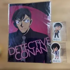 名探偵コナン 高木 渉 クリアファイルとステッカーセット