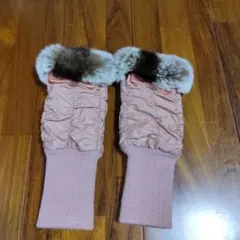 お値下げ　今、出番です　可愛いファー付　手袋