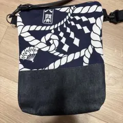 相撲柄 ショルダーバック