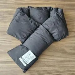 スヌーピー ダウン風マフラー ブラック 美品 ポケッタブル