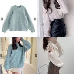 未開封品★グレイル　ミントグリーン・アイボリー ニットセーター 2点セット