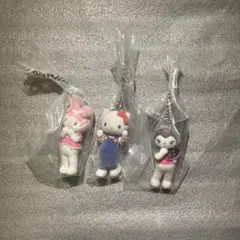 サンリオキャラクターズ　ミニチュアチャームライブキャラクター　3種セット　キティ