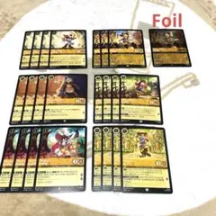 【ロルカナ】　アンバー　銃士　4枚セット　FOIL　ミッキーフレンズ　おまけ付