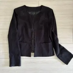 ケティkettyサイズ2黒カーディガンジャケットフォーマルオフィシャルな場にも