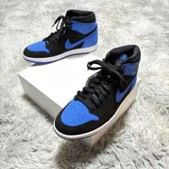 ナイキ　エアジョーダン1 HIGH OG 黒青　ハイ　青/黒 27.0 未使用 エア ジョーダン 1 ナイキ エアジョーダン レトロ ハイ NIKE AIR