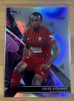 Topps Finest Jules Koundé セビージャ　バルセロナ