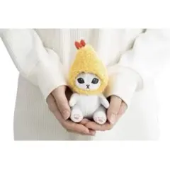 ❣️大人気❣️癒し❣️モフサンド　えびにゃん キーホルダー ぬいぐるみ マスコット