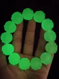 超綺麗不思議な緑夜光丸玉 10cm台座付き心経を彫刻 3750-1/4