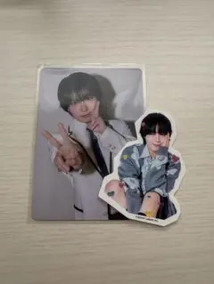 なにわ男子 大西流星 HARDWORK トレカ シールセット