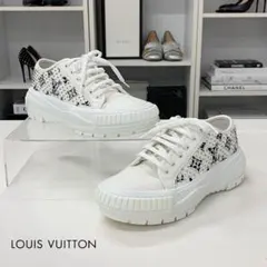 路易威登 Squad 系列 Monogram LV 標誌 水鑽 運動鞋