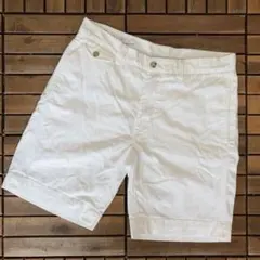 POLO RALPH LAUREN ホワイト リネン ショートパンツ - メルカリ
