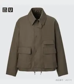 UNIQLO U　ユーティリティショートブルゾン　Olive　L