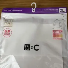 極暖ヒートテックカシミヤブレンドタートルネックT長袖XL ナチュラル