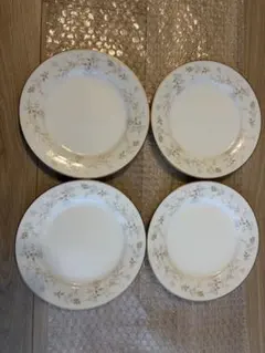 【状態良好】NORITAKE ノリタケ コンテンポラリー　金縁花柄 プレート