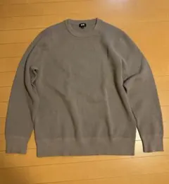 UNIQLO ウォッシャブルストレッチ ミラノリブ クルーネックセーター L