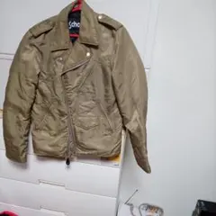 schott ダブルライダース　ジャケット　ナイロン　カーキ
