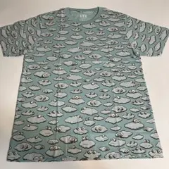 限定コラボ　UNIQLO ユニクロ kaws カウズ 総柄 Tシャツ