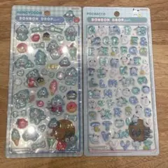 【正規品】ボンボンドロップシール　ハンギョドン　ポチャッコ　moji 第二弾