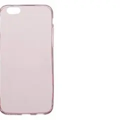 【新品】iPhone6Plus、6SPlus用ソフトカバー  クリアピンク
