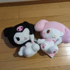 マイメロディ・クロミ かおかくしBIGぬいぐるみ　全2種セット