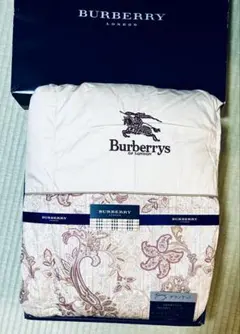 ✨新品✨ バーバリー 羽毛肌掛けふとん ダウンケット シングル　ペイズリー 西川 バーバリー 羽毛肌掛けふとん ダウンケット シングル 西川産業 羽毛肌