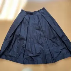 INGEBORG ネイビー フレアスカート ひざ丈のサムネイル