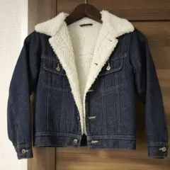 GU ボアデニムジャケット　130センチ