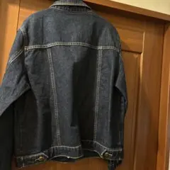 デニムジャケット 濃紺 D刺繍付き