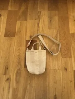 ベージュ キャンバス ショルダーバッグ（ORCIVAL