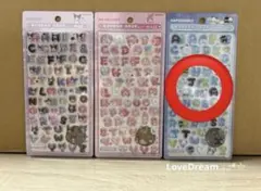 【正規品】ボンボンドロップ シール サンリオ moji 文字 はぴだんぶいのサムネイル