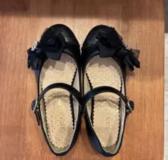 BETTY KIDS フォーマルシューズ 黒 発表会 卒園式 入学式　18cm