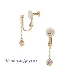 VENDOME AOYAMAホワイトトパーズ イヤリング ダイヤモンドmi211のサムネイル