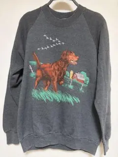 JERZEES ヴィンテージ スウェット 犬柄 USA製 XL 90sのサムネイル