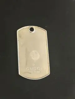 GUCCI ドッグタグ ネックレス トップ シルバーのサムネイル