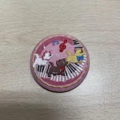 Disney キャラクター刺繍缶バッチ