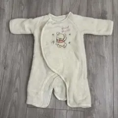 【ベビー服】 プーさん、モコモコロンパース
