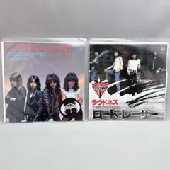 ラウドネス　２枚まとめ売り　EPレコード　バーニングラヴ　ロード・レーサー