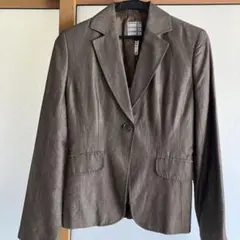 COMME CA ブラウンビジネスジャケット7号