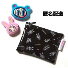 【匿名配送】メゾピアノ エンジェルブルー 前髪クリップ＆ポーチセット