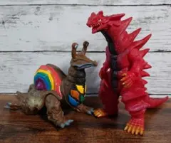 平成レトロ　ウルトラ怪獣ソフビ2体セット