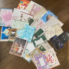 紙モノ　レターセット　グリーティングカード　便箋等