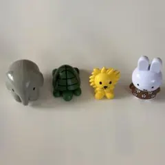 ミッフィー ライオン ぞう かめ フィギュア 4体セット Dick Bruna
