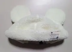 即日発送　ディズニー　ボアキャップ　ミッキー　白　ホワイト　もこもこ