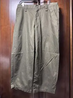 UNIQLO U ワイドフィットチノ オリーブ 88 ユニクロ ユー