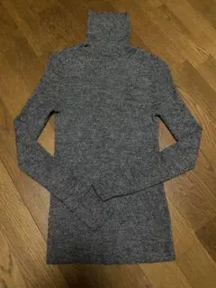 UNIQLO エクストラファインメリノリブタートルネックセーター M