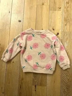 ZARA 花柄スウェットトレーナー 2-3歳