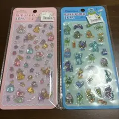 プリンセス モンスターズインク プクプクシール 2シートセット
