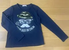 ピンクラテ　ネイビーロンTシャツ  S（160㎝）