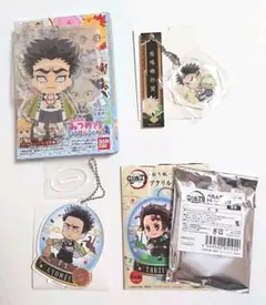 悲鳴嶼 みつめてアクリルチャーム ぺたん娘 とじコレ 3点セット