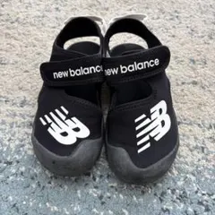 New Balance ブラックサンダル　18センチ